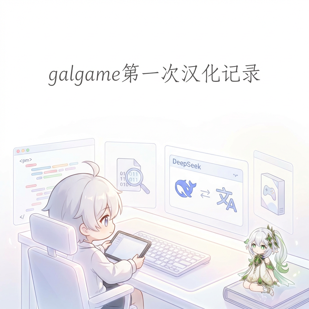 galgame第一次汉化记录